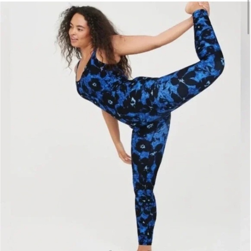 NWT Aerie Blue Patterned Women's Jumpsuit